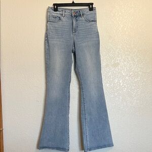 Express Light Blue Flare Jeans